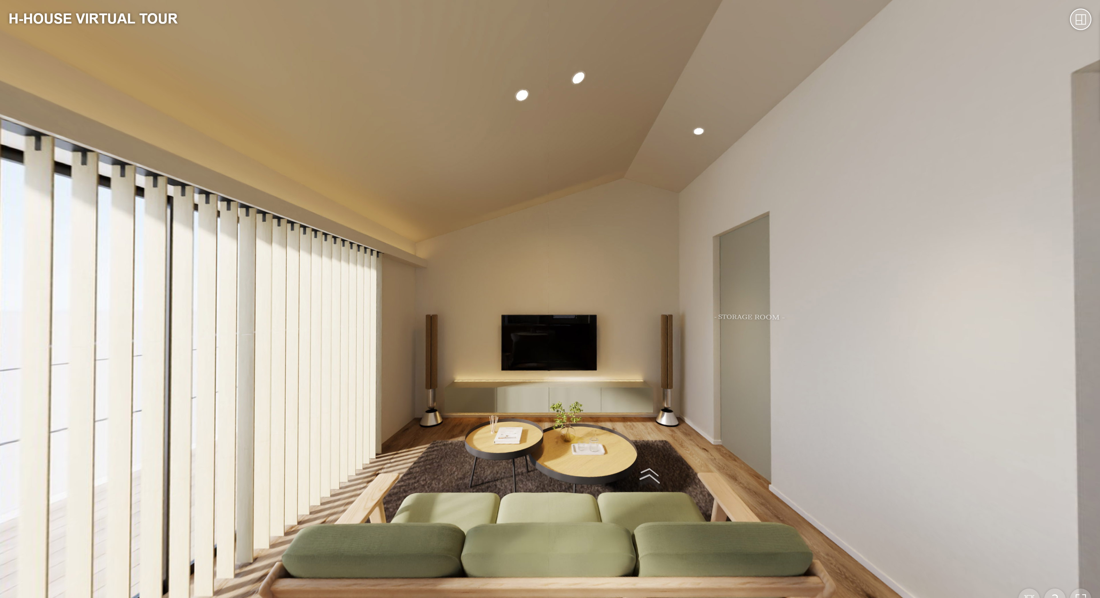 注文住宅のインテリアVR画像