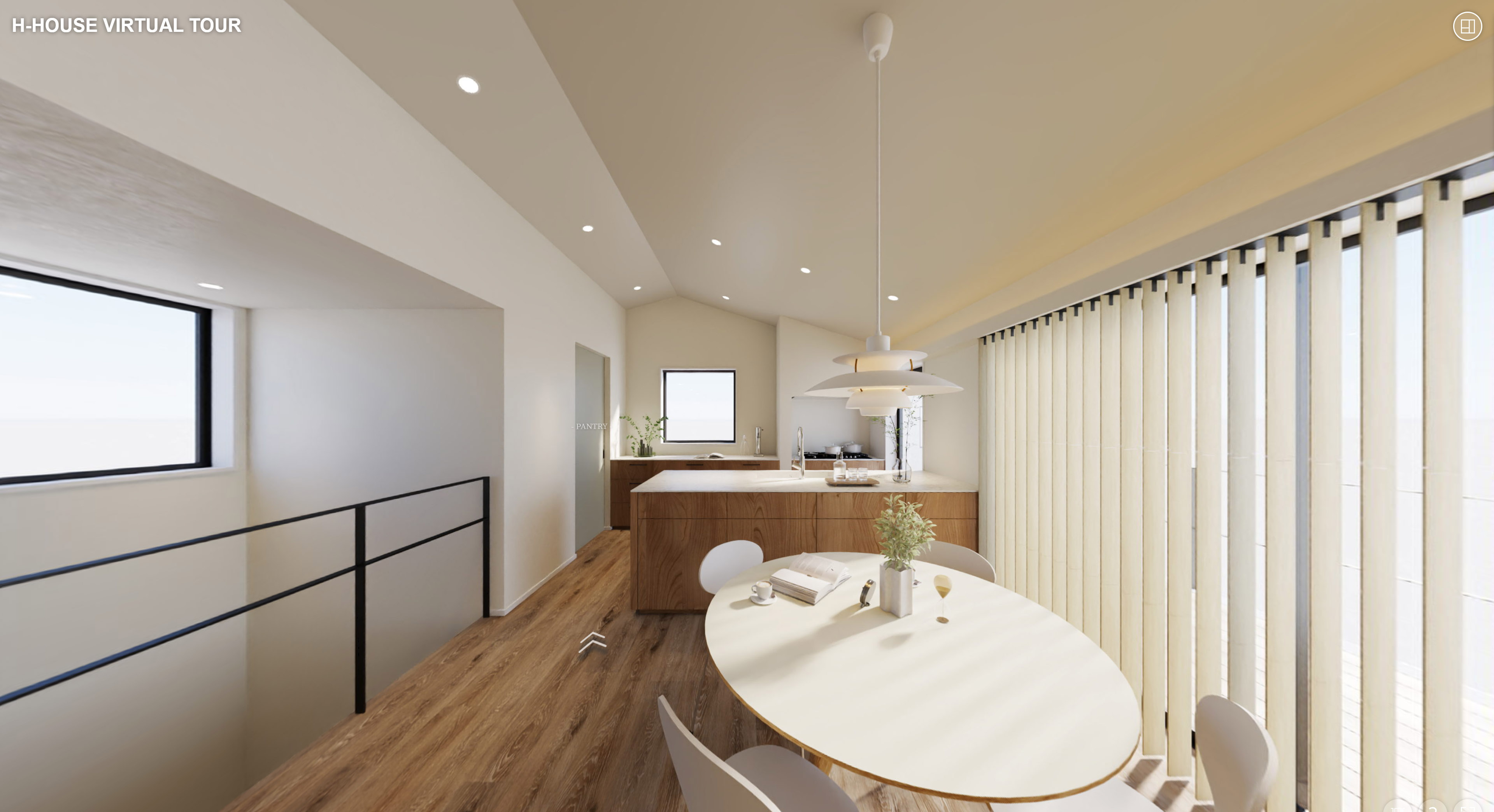 注文住宅のインテリアVR画像